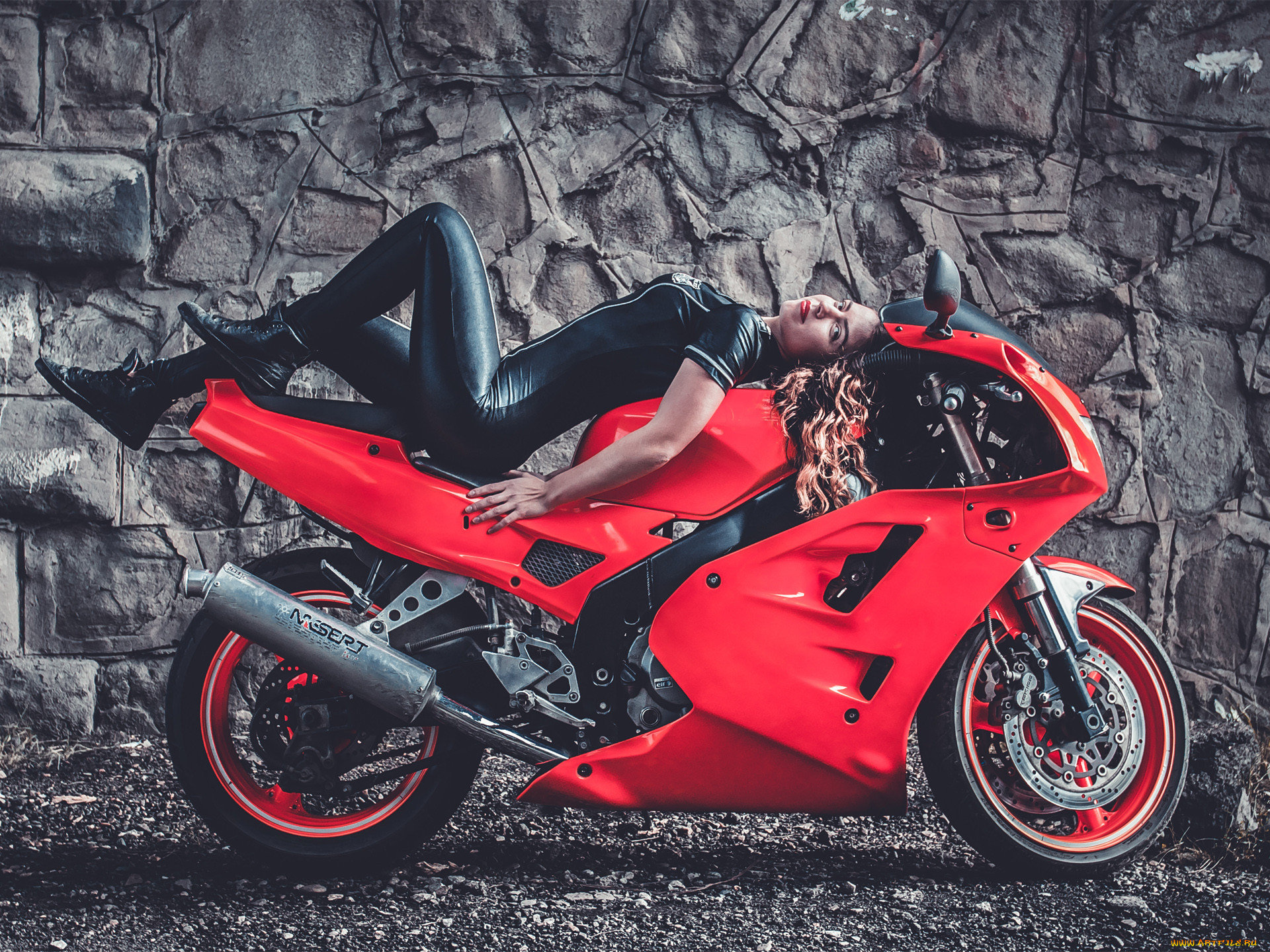 ,   , bike, woman